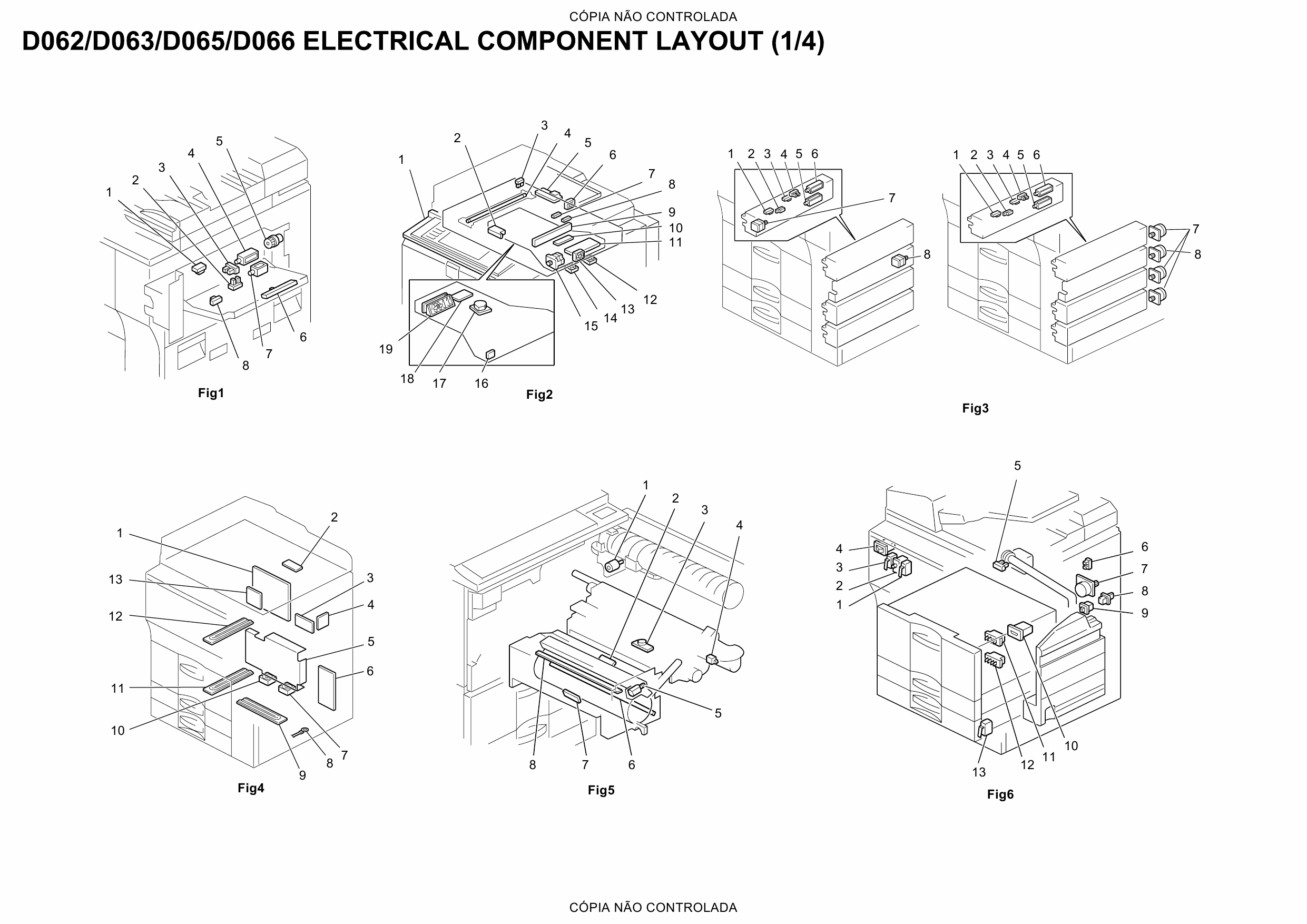 RICOH Aficio MP-6001 7001 8001 9001 D062 D063 D065 D066 Circuit Diagram-5